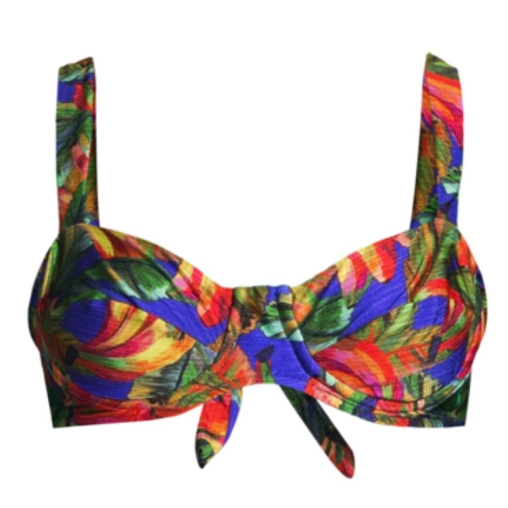 FARM Rio Multicolor Tropical Bikini Top